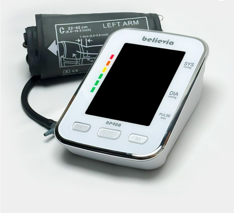 Believia BP 40A Digital Arm Blood Pressure Monitor – Clinically Validated