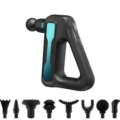Blueidea Fascial Gun – Deep Muscle Massage, LCD Display, 32 Speed Levels, 8 Heads (Model BLD-888)