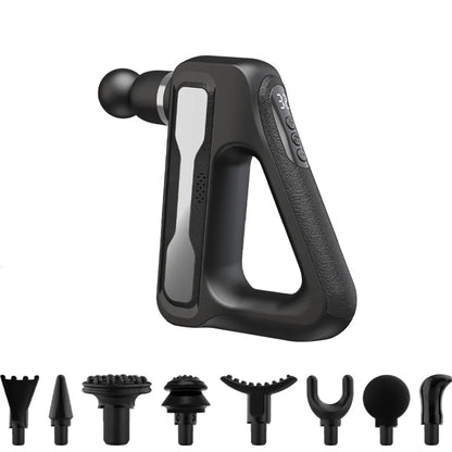 Blueidea Fascial Gun – Deep Muscle Massage, LCD Display, 32 Speed Levels, 8 Heads (Model BLD-888)