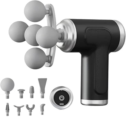 Fascia Gun BLD-780 – Deep Tissue Massager, 9 Massage Heads, 6 Speed Levels, Portable