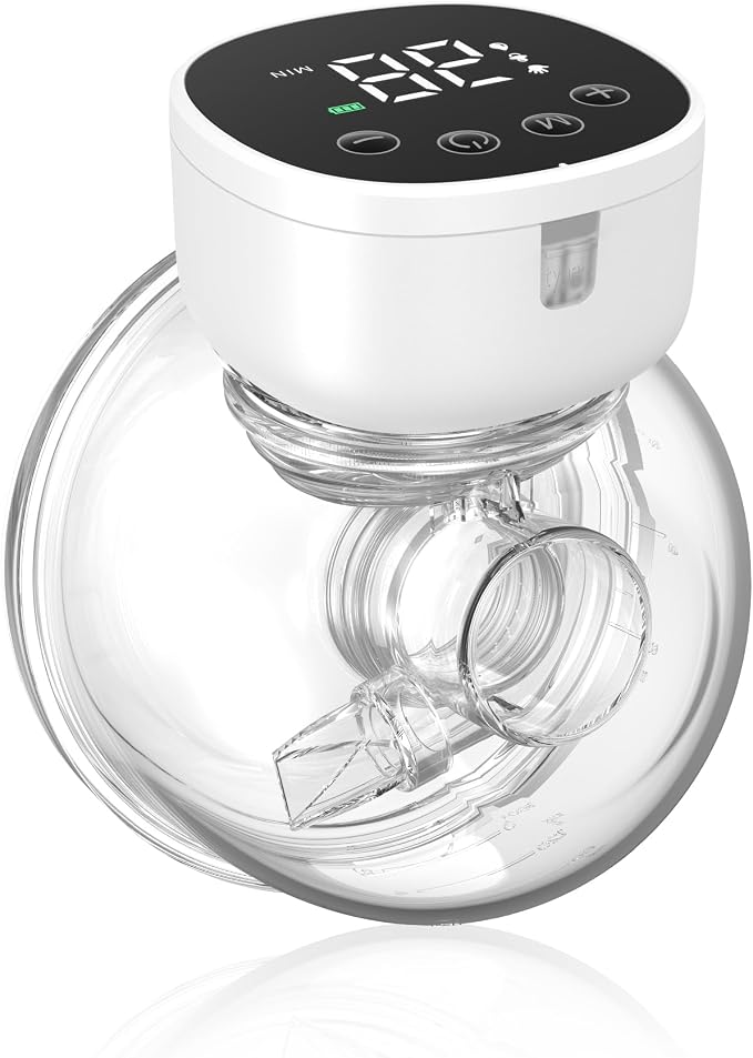 Wearable Electric Breast Pump – Hands-Free, Portable, Whisper-Quiet, Multiple Modes & Levels