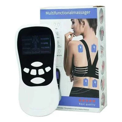 Blueidea BLD-610 Multifunctional Digital Massager – TENS Therapy, 6 Modes, LCD Display, Electrode Pads