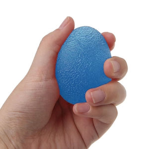 Power Ball Gel Hand Exerciser – Egg-Shaped Stress Relief & Grip Strengthener, Blue