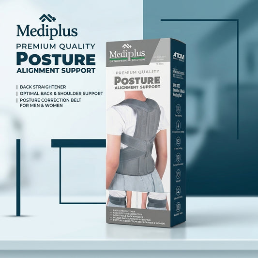 Mediplus PA-140 Posture Alignment Support Belt – Back Straightener & Posture Corrector for Back & Shoulder Pain Relief, For Men & Women