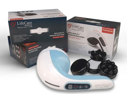 LifeCare LC-900R Premium Wireless Massager – Rechargeable Body Massage Device