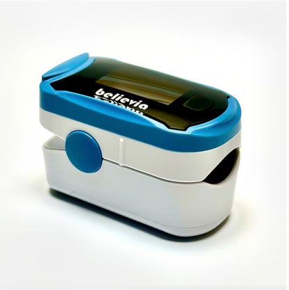 Believia POM-02 Fingertip Pulse Oximeter – SpO2 & Pulse Rate Monitor, Non-Invasive, IP22 Rated
