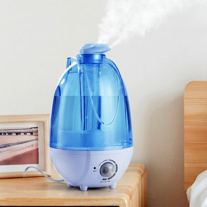 LifeCare Medical LC-700 Ultrasonic Air Humidifier – 360° Rotating Nozzle, Aromatherapy, Big Capacity, Blue