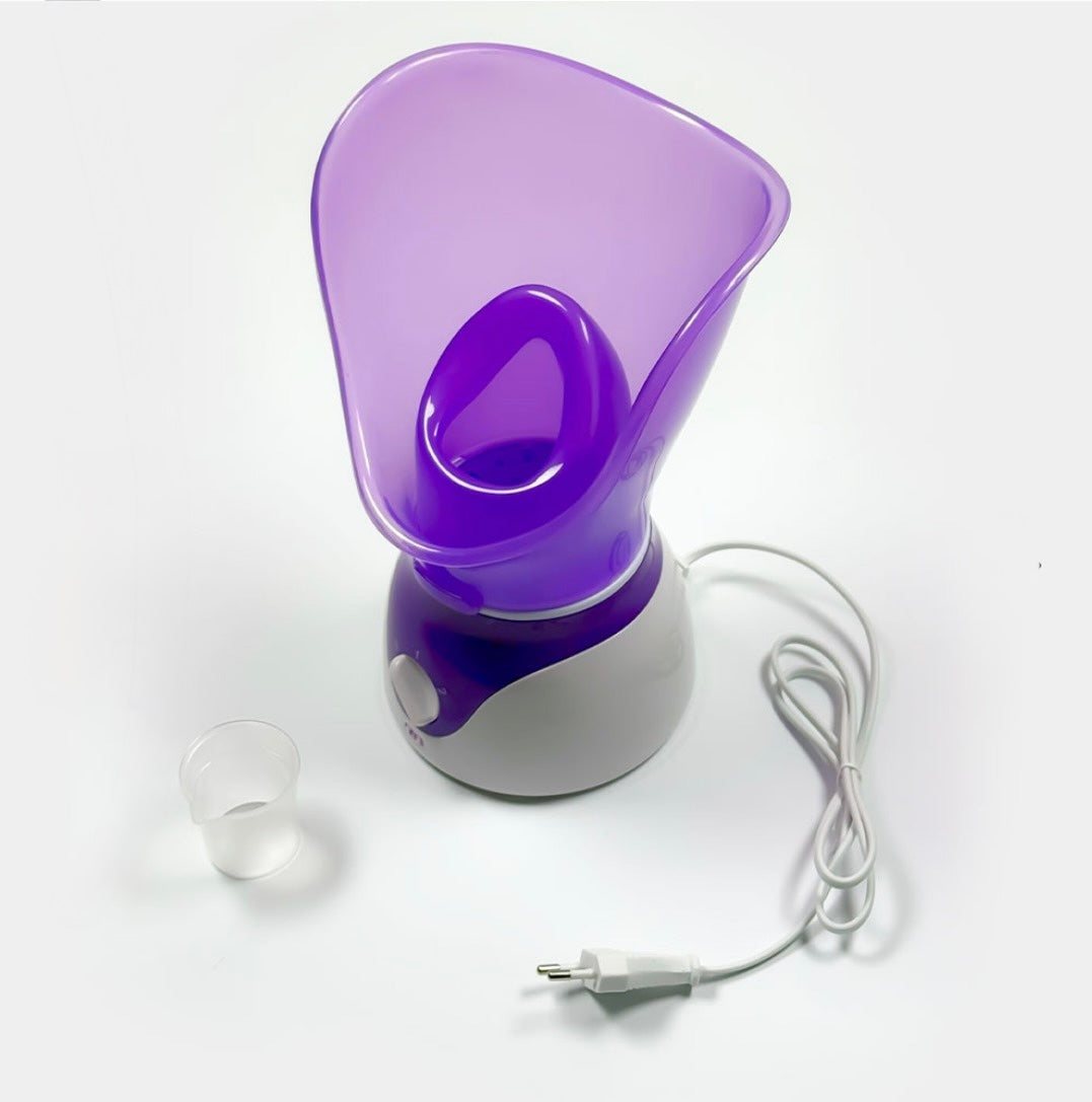 LifeCare Medical LC-1300 Steam Inhaler & Facial Sauna – Dual Mode, Aromatherapy, Nose & Steam Function, Purple