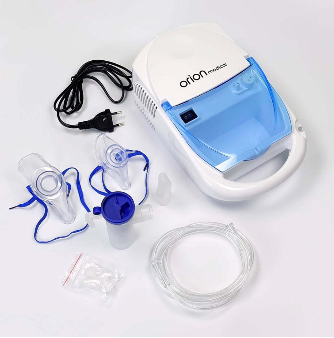 Orion Medical Compressor Nebulizer Machine for Kids & Adults (German Tech)