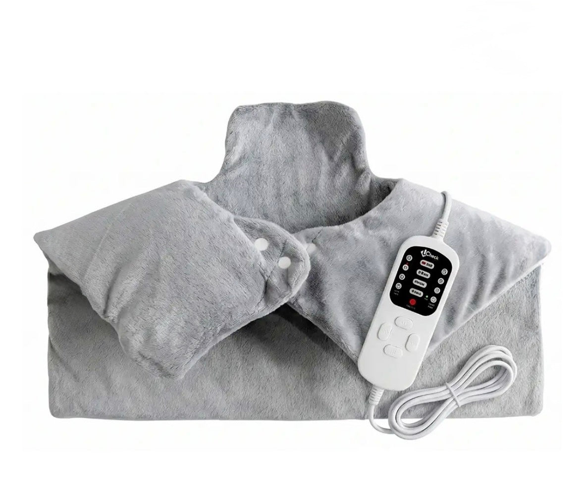 UCheck UC-340 King Size Shoulder & Neck Heating Pad – Digital Controller, Washable, 1 Year Warranty
