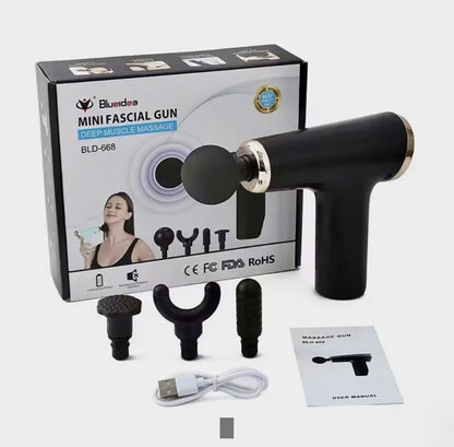 Blueidea Mini Fascial Gun BLD-668 – Compact Deep Muscle Massager, Long Lasting Battery, CE FCC FDA RoHS