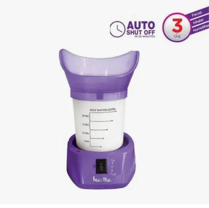 Kaliz 3-in-1 Facial Steamer & Inhaler – Beauty Steam, Nasal Inhaler, Humidifier, High/Low Steam, Auto Shut-Off