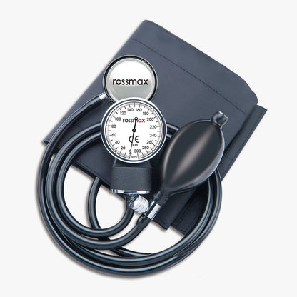 Rossmax GB Series AGC Aneroid Sphygmomanometer – Manual Blood Pressure Monitor with Stethoscope, Clinical Grade