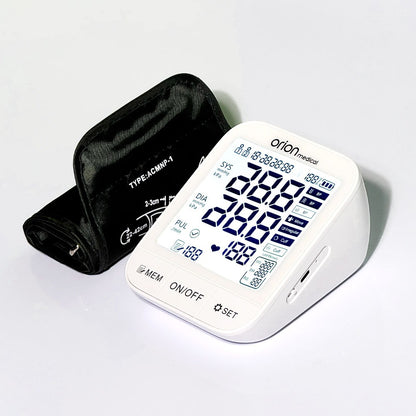 Orion Medical BM-806 Automatic Blood Pressure Monitor – Upper Arm, WHO Indicator, IHB Detection, German Technology